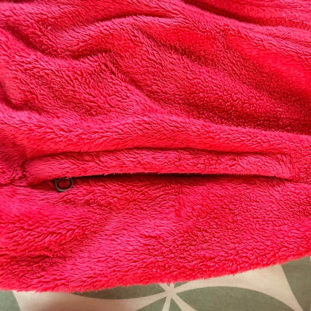 The North Face Womens Osito Jacket Dark Pink Fleece Size M Gorpcore Athleisure - Picture 10 of 10